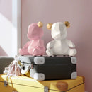 Homezie.de-Homezie Tierfigur | Geometrisches Design | Dekoration für moderne Innenräume