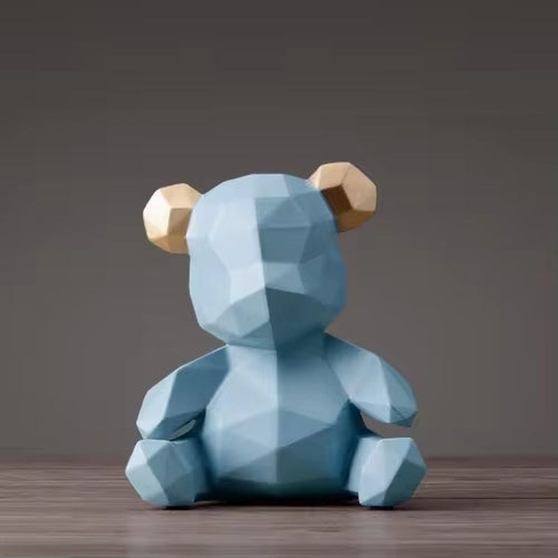 Homezie.de-Homezie Tierfigur | Geometrisches Design | Dekoration für moderne Innenräume