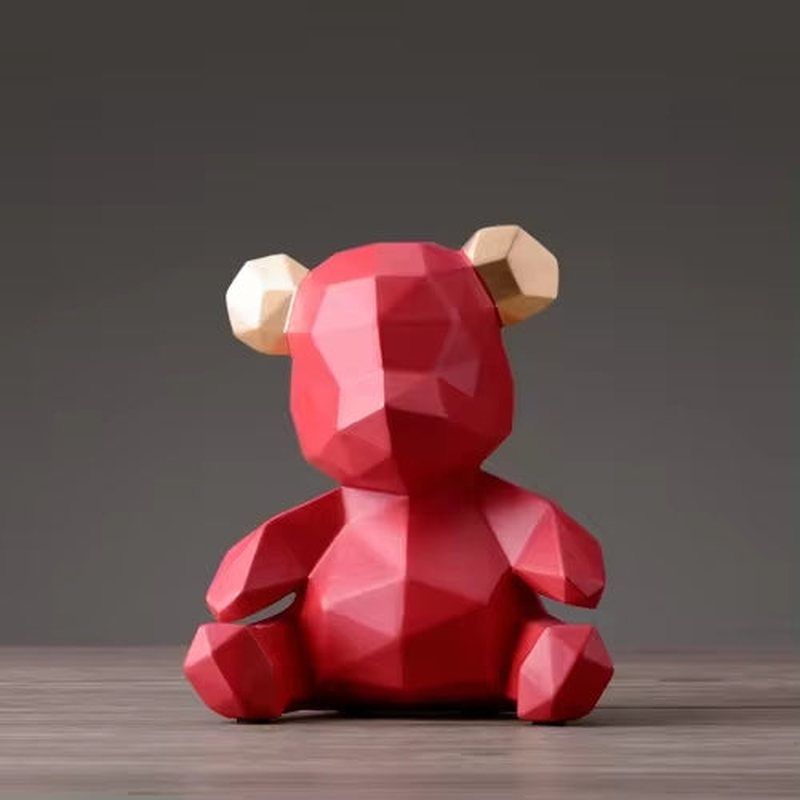 Homezie.de-Homezie Tierfigur | Geometrisches Design | Dekoration für moderne Innenräume