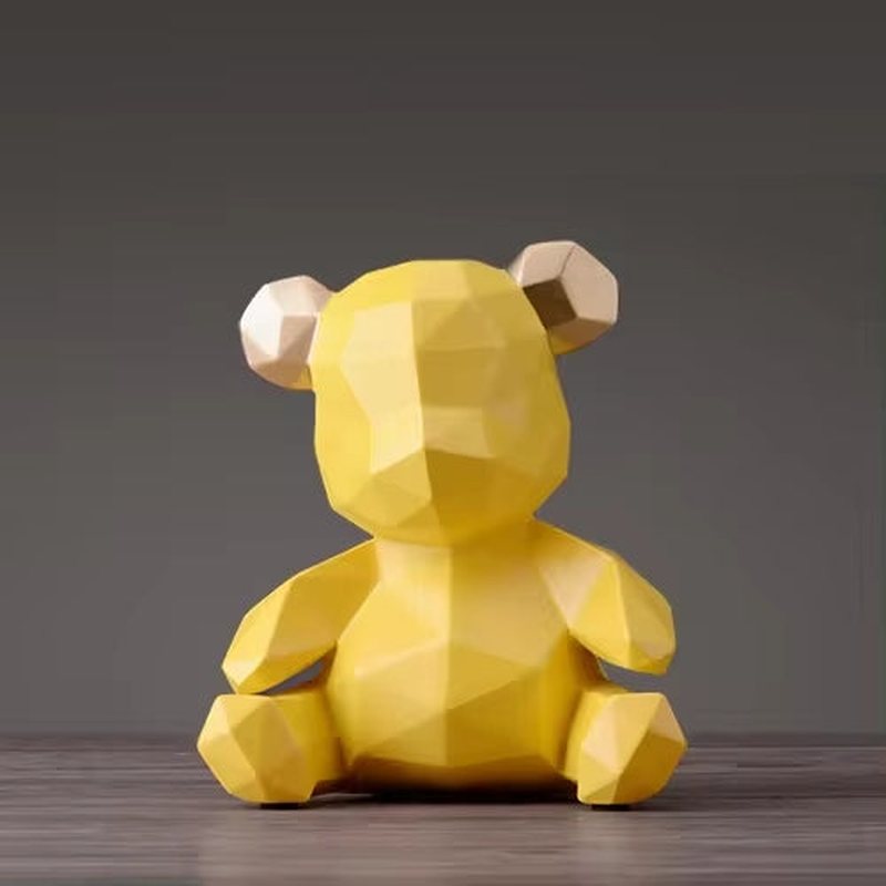 Homezie.de-Homezie Tierfigur | Geometrisches Design | Dekoration für moderne Innenräume