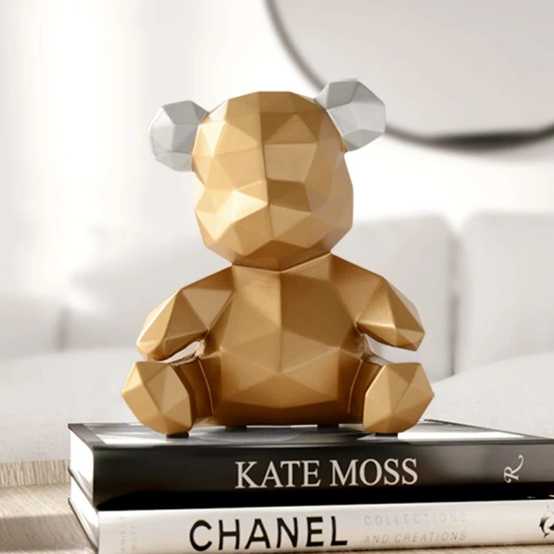 Homezie.de-Homezie Tierfigur | Geometrisches Design | Dekoration für moderne Innenräume
