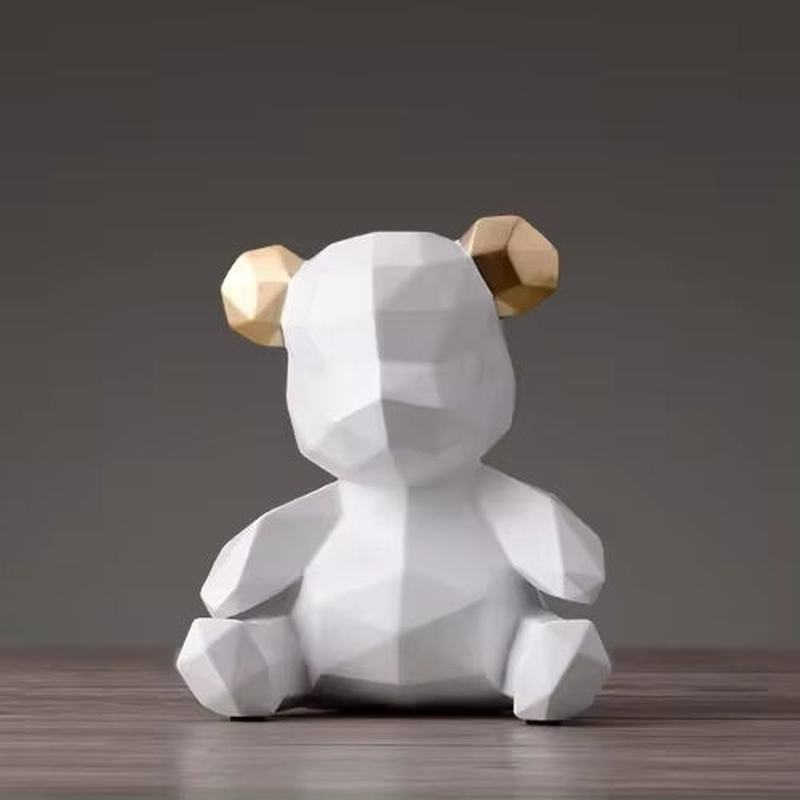 Homezie.de-Homezie Tierfigur | Geometrisches Design | Dekoration für moderne Innenräume