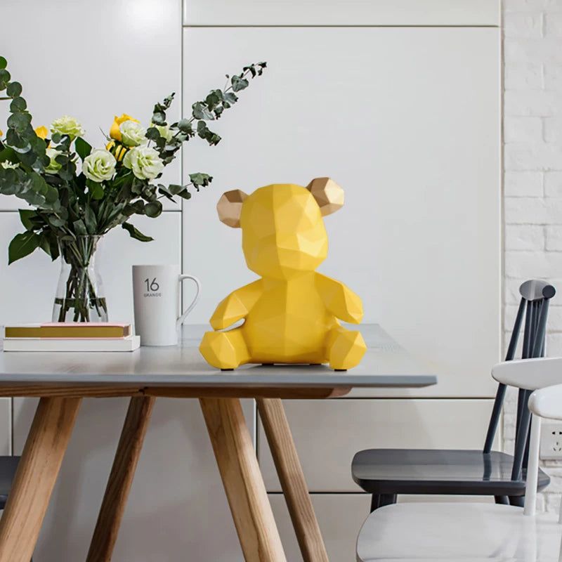Homezie.de-Homezie Tierfigur | Geometrisches Design | Dekoration für moderne Innenräume