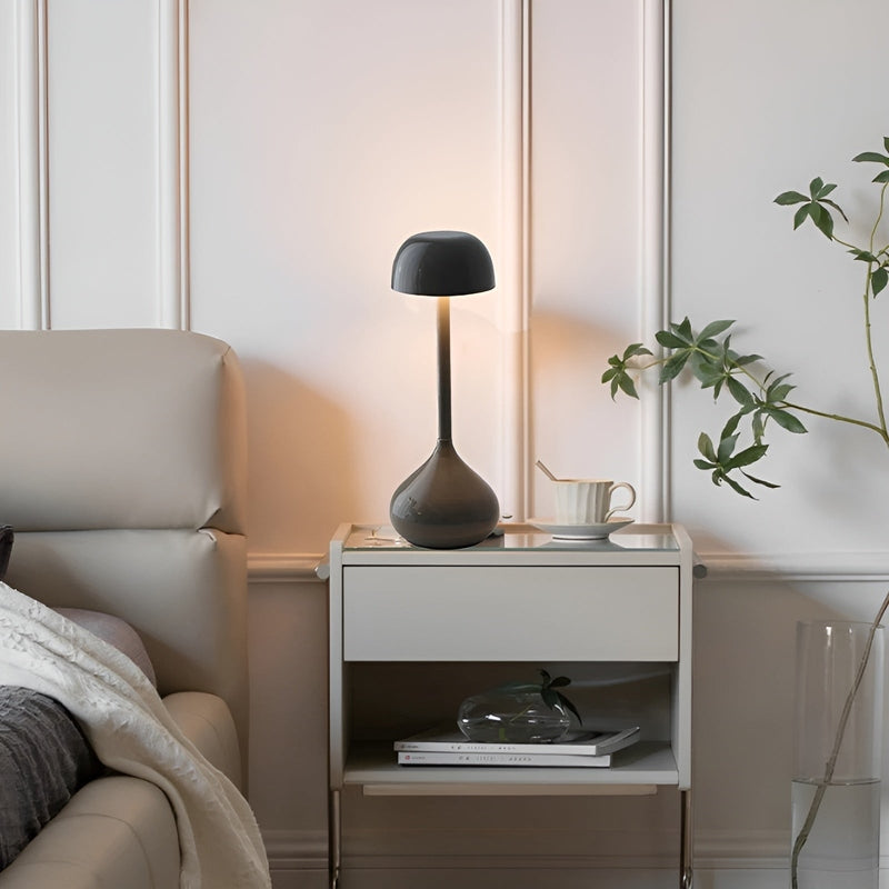 Homezie.de-Homezie Tischlampe | Dimmbar | Kabelloses Design im Pilzstil