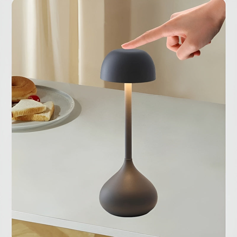Homezie.de-Homezie Tischlampe | Dimmbar | Kabelloses Design im Pilzstil