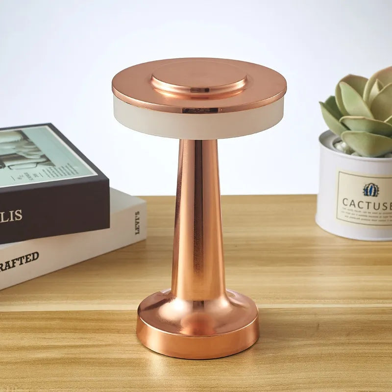 Homezie.de-Homezie Tischlampe | Dimmbares LED-Licht | Für Hotel- und Heimgebrauch mit Wiederaufladbarem Akku