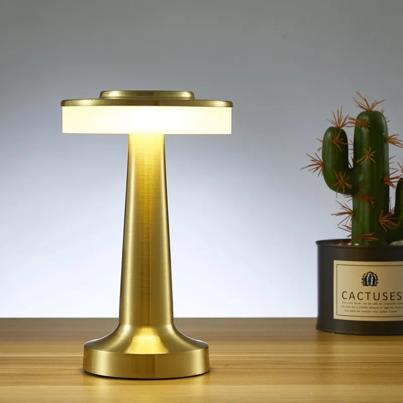 Homezie.de-Homezie Tischlampe | Dimmbares LED-Licht | Für Hotel- und Heimgebrauch mit Wiederaufladbarem Akku