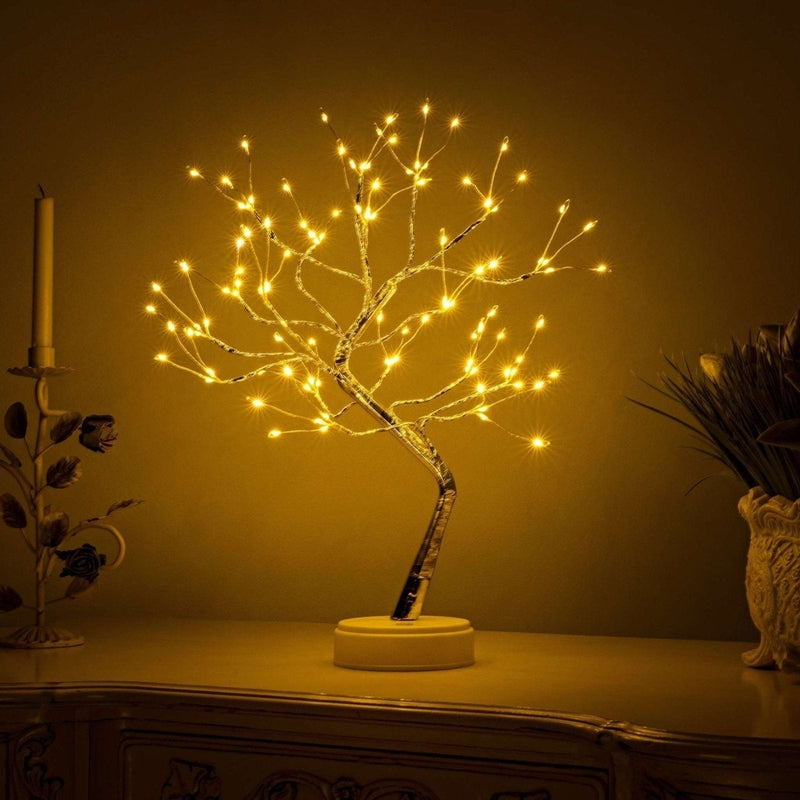 Homezie.de-Homezie Tischlampe | Drahtlose Technologie | Symbol für Wachstum und innere Ruhe