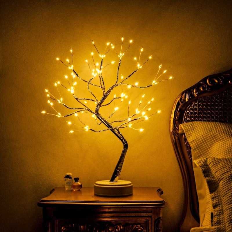 Homezie.de-Homezie Tischlampe | Drahtlose Technologie | Symbol für Wachstum und innere Ruhe