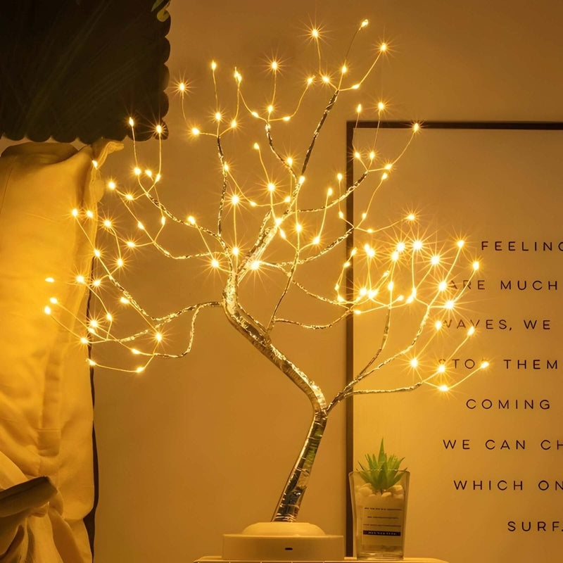 Homezie.de-Homezie Tischlampe | Drahtlose Technologie | Symbol für Wachstum und innere Ruhe