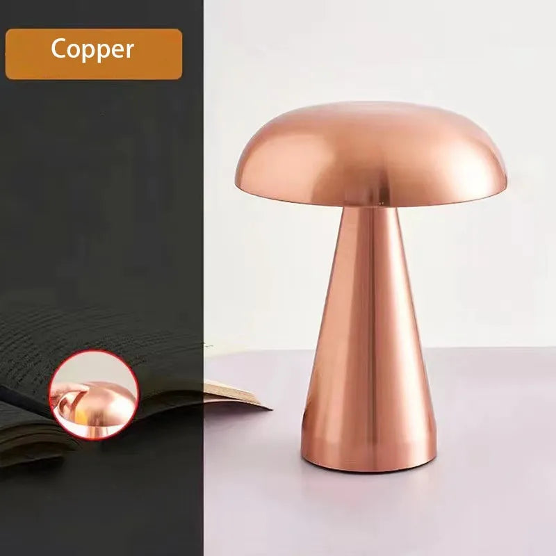 Homezie.de-Homezie Tischlampe | Retro-Design | Wiederaufladbar und Augenfreundlich für Stimmungsvolle Lesebeleuchtung im Schlafzimmer