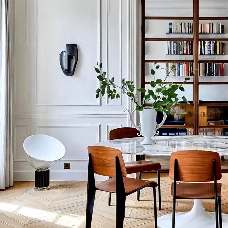 Homezie Tischlampe | Umgekehrtes Glasdesign | Vielseitig einsetzbar für Wohnzimmer und Büros