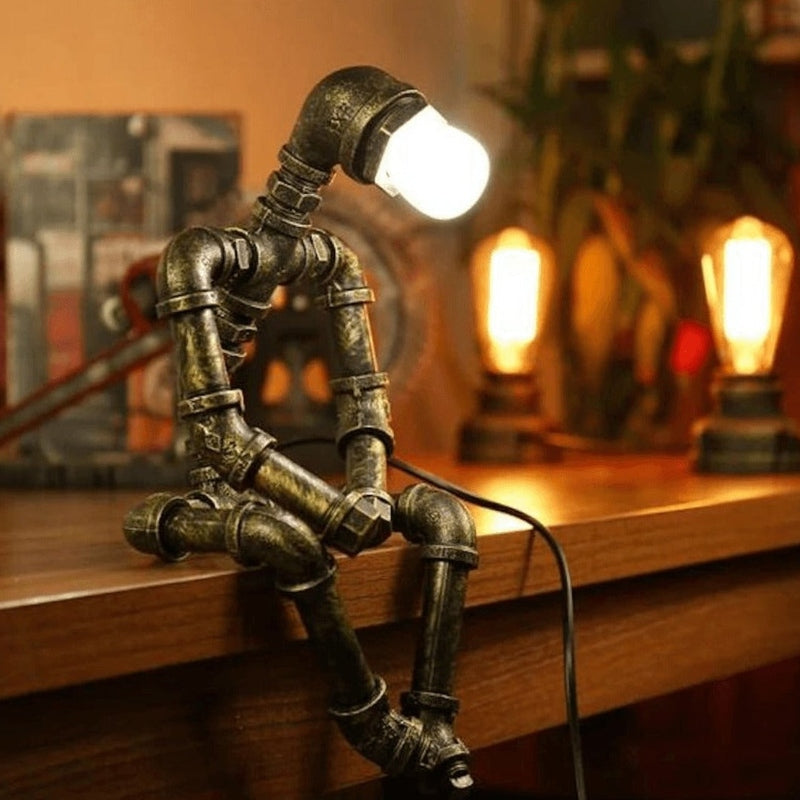 Homezie.de-Homezie Tischlampe | Verstellbare Arme | Retro-Futuristisches Design für jeden Raum