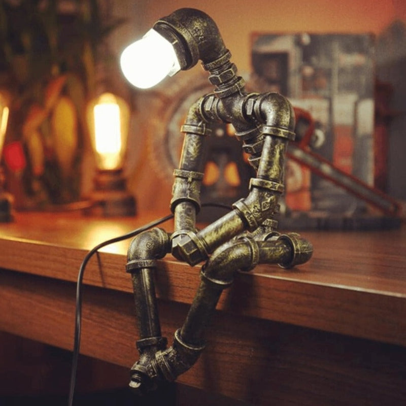 Homezie.de-Homezie Tischlampe | Verstellbare Arme | Retro-Futuristisches Design für jeden Raum
