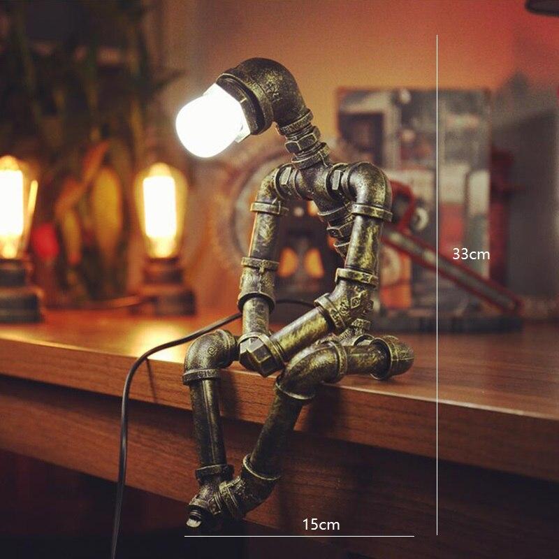 Homezie.de-Homezie Tischlampe | Verstellbare Arme | Retro-Futuristisches Design für jeden Raum