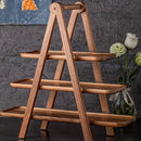Homezie.de-Homezie Tortenständer | 3-Ebenen Holzdesign | Präsentation für Hochzeiten und Feste