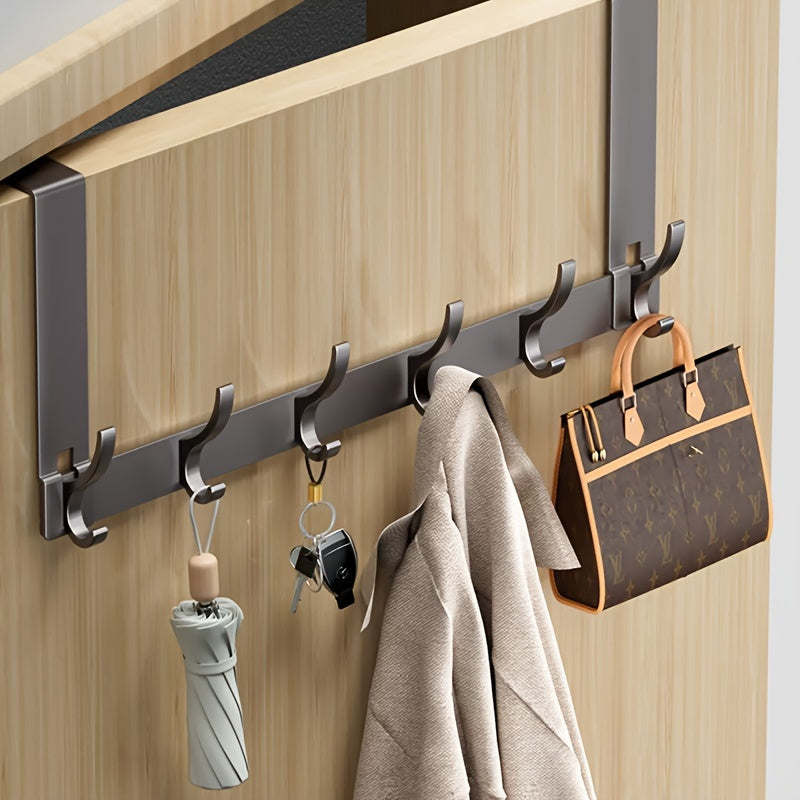 Homezie.de-Homezie Über-Tür Haken | Einfach Zu Installieren | Wandmontierte Kleidung- und Hütehalter für Schlafzimmer und Badezimmer