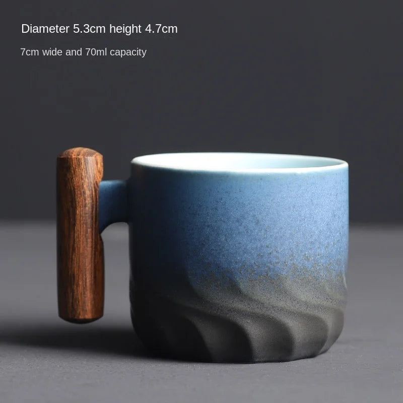 Homezie.de-Homezie Vintage Kaffeetasse | Elegantes Design | Für Kaffee und Tee