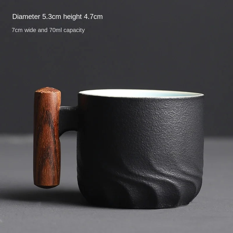 Homezie.de-Homezie Vintage Kaffeetasse | Elegantes Design | Für Kaffee und Tee