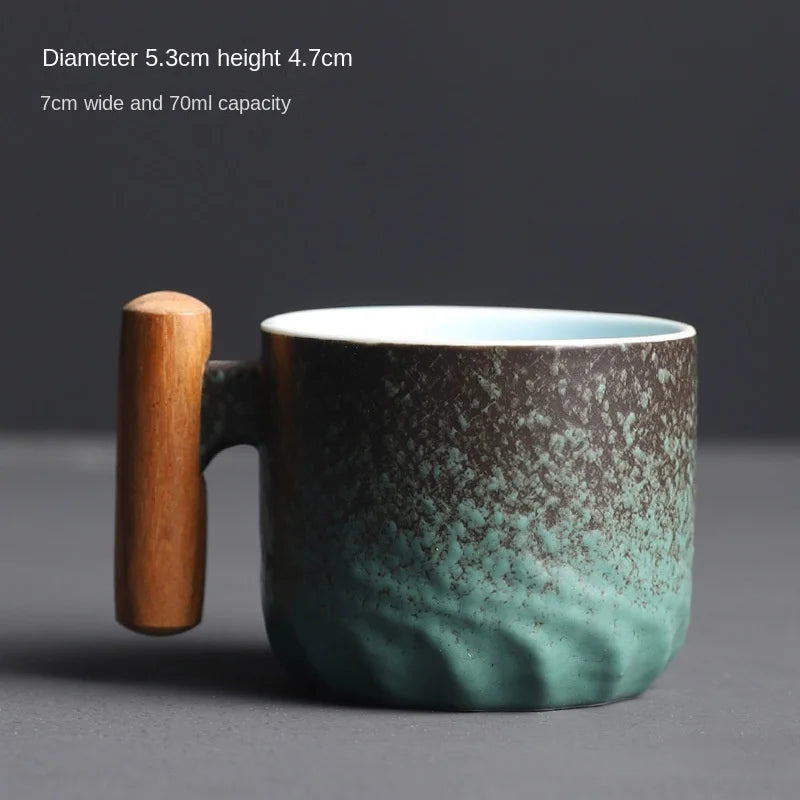 Homezie.de-Homezie Vintage Kaffeetasse | Elegantes Design | Für Kaffee und Tee