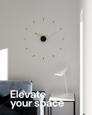 Homezie.de-Homezie Wandklok | Minimalistisch Design | Dekorativ für Jeden Raum