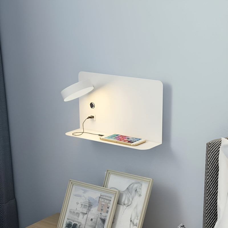 Homezie.de Homezie Wandlampe | LED USB-Ladeanschluss | Praktische Beleuchtung für das Schlafzimmer