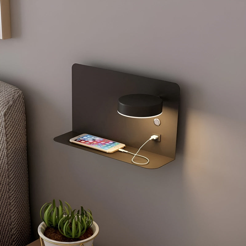 Homezie.de Homezie Wandlampe | LED USB-Ladeanschluss | Praktische Beleuchtung für das Schlafzimmer