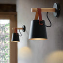Homezie.de-Homezie Wandleuchte | Aluminium & Holz | Moderne Innenraumbeleuchtung