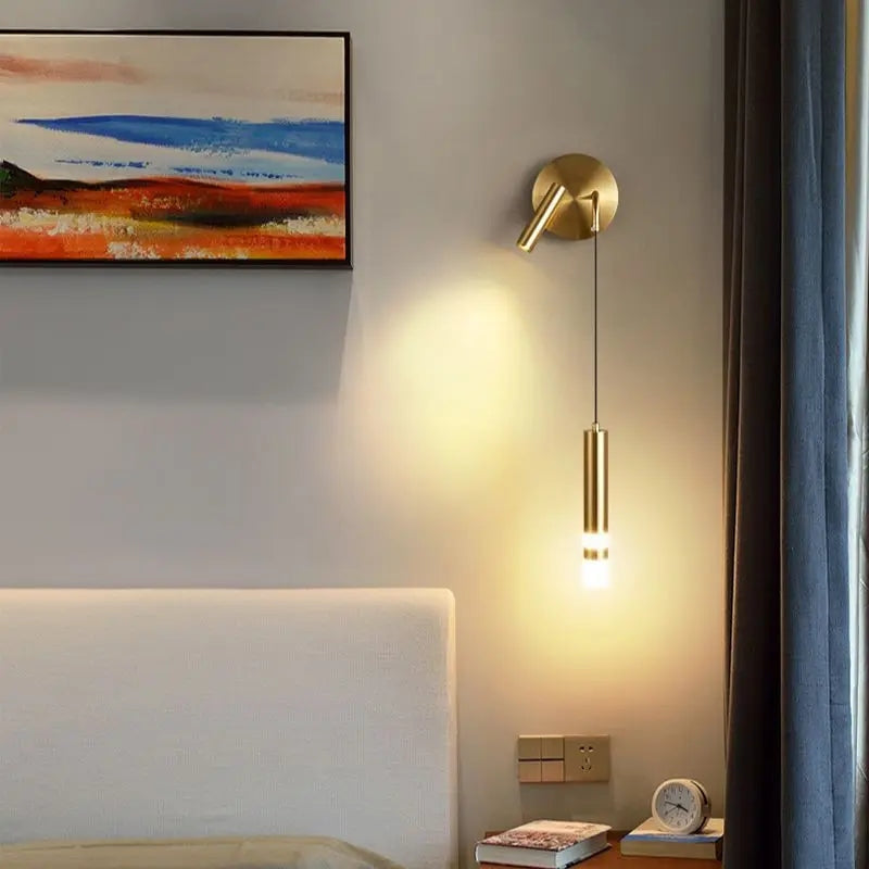 Homezie.de-Homezie Wandleuchte | LED | Verstellbare nordische Doppelleuchte für Schlafzimmer und Leseecke
