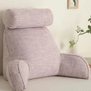 Homezie Rückenlehnenkissen | Ergonomisches Design mit verstellbarer Kopfstütze und weichen Armlehnen | Optimaler Komfort für Zuhause