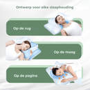 Homezie.de-Neck Pillow-Homezie Orthopädisches Kissen | Ergonomisches Design | Schmerzfreies Schlafen