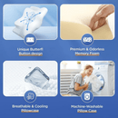 Homezie.de-Pillows-Homezie Orthopädisches Nackenstützkissen | Gedächtnisschaum | Ergonomisches Design für besseren Schlaf