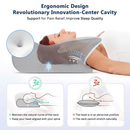 Homezie.de-Pillows-Homezie Orthopädisches Nackenstützkissen | Gedächtnisschaum | Ergonomisches Design für besseren Schlaf