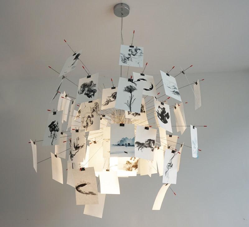 Homezie.de-Plafondlamp-Homezie DIY-Leuchten | Anpassbare Paneele für persönliche Gestaltung | Innenbeleuchtung
