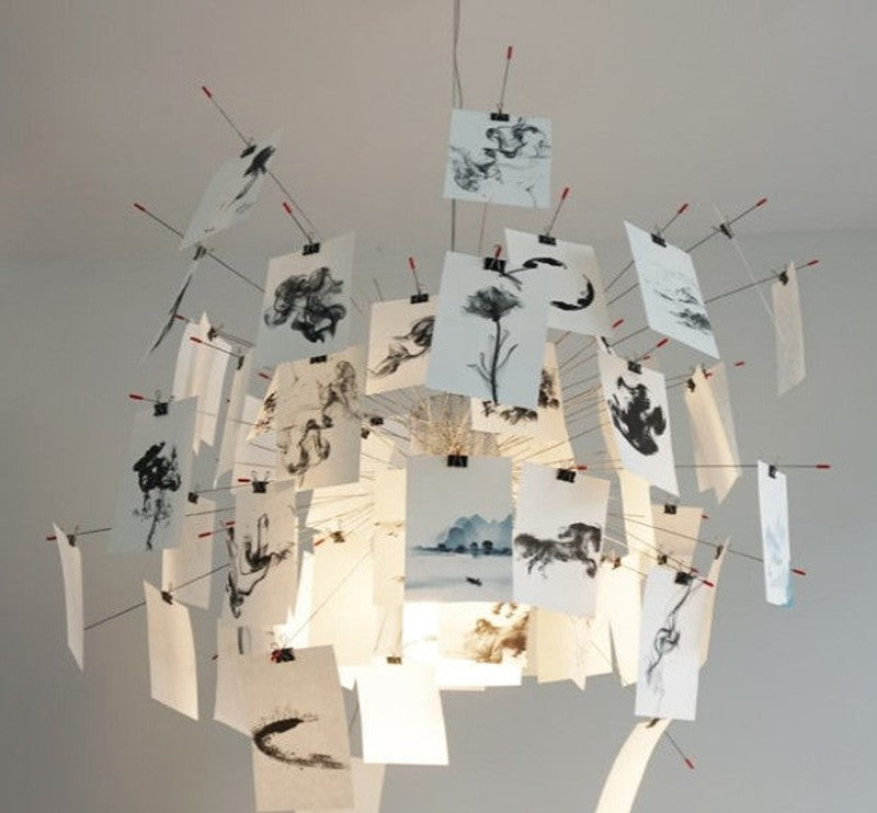 Homezie.de-Plafondlamp-Homezie DIY-Leuchten | Anpassbare Paneele für persönliche Gestaltung | Innenbeleuchtung