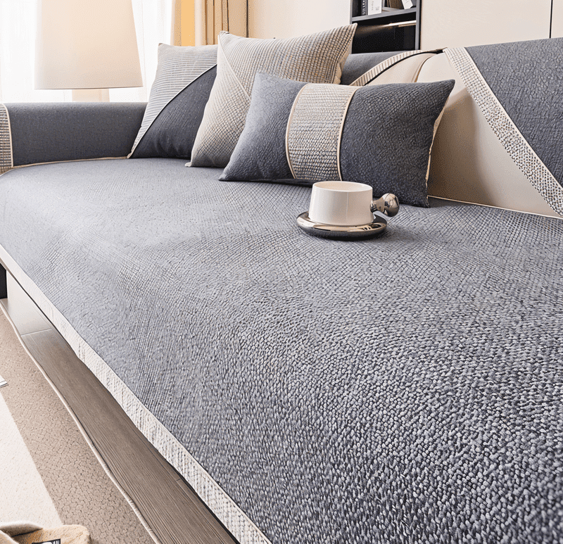 Homezie Sofabezug | Rutschfeste Technologie | Optimaler Schutz für Ihr Sofa