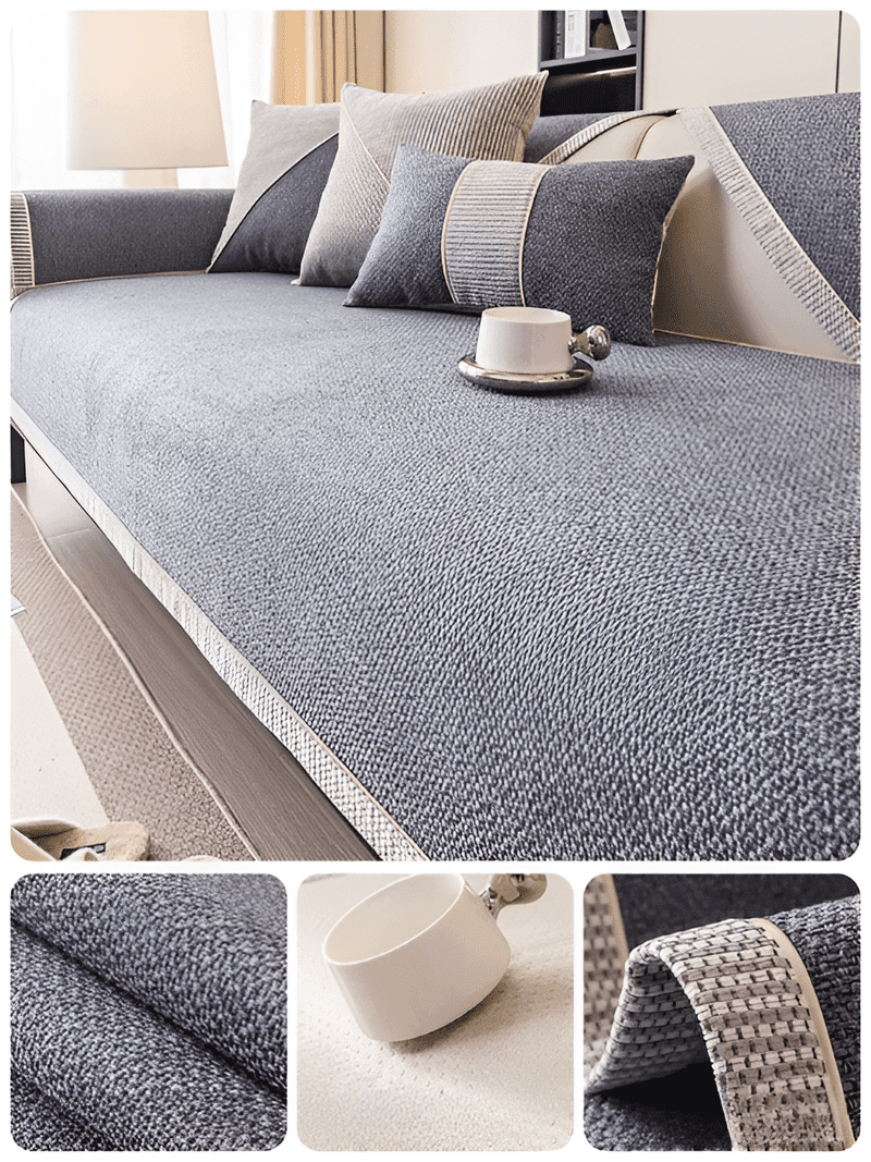 Homezie Sofabezug | Rutschfeste Technologie | Optimaler Schutz für Ihr Sofa