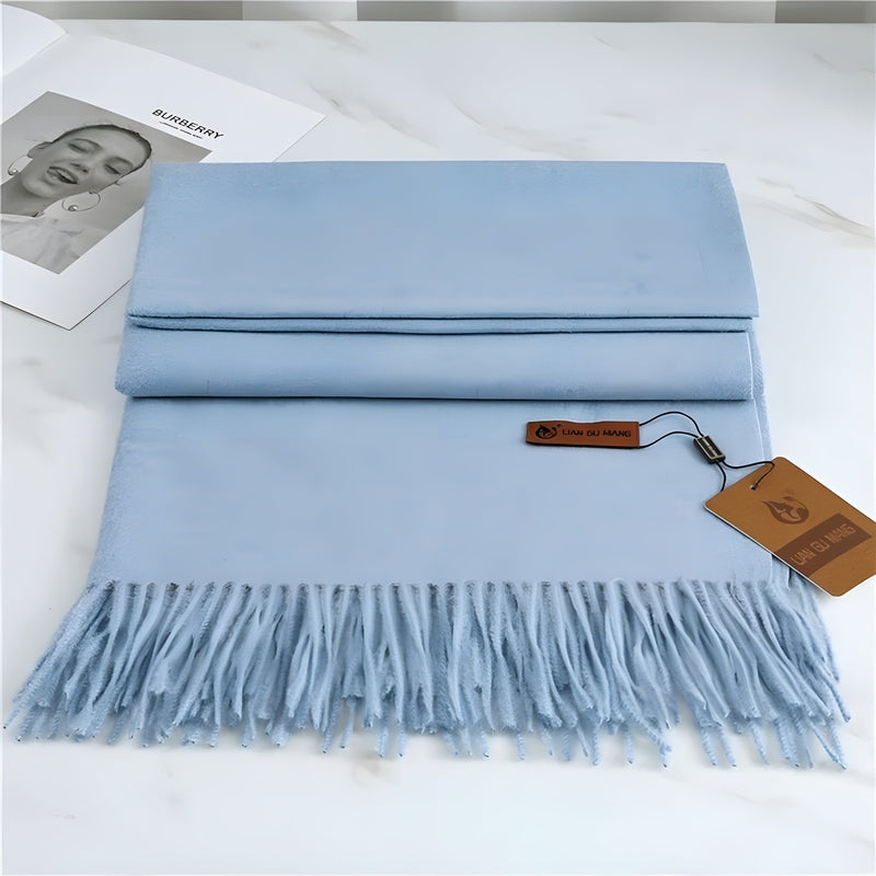 Homezie.de-VLP1022-Homezie Kaschmirschal | 100% reines Kaschmir | Eleganter Winterschal für stilvolle Outfits