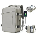 Homezie.de-VLP123-Homezie Reisetasche | Erweiterbar | Wasserdicht mit USB-Anschluss und Diebstahlschutz