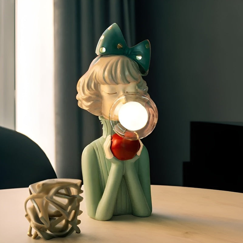 Homezie.de-VLP200-Homezie Tischlampe | USB betrieben | Elegante Deko mit faszinierendem Blasen-Design