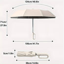 Homezie.de-VLP455-Homezie Regenschirm | Automatischer Griff | Faltbarer Winddichter Schirm für jeden Anlass