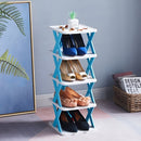 Homezie.de-VLP857-Homezie Schuhregal | Mehrteilig & Faltbar | Platzsparende Lösung für Schuhe und Accessoires