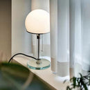 Homezie.de-Wagenfeld Table Lamps-Homezie Tischlampe | Metall und Glas | Dekorative Beleuchtung für Ihr Zuhause