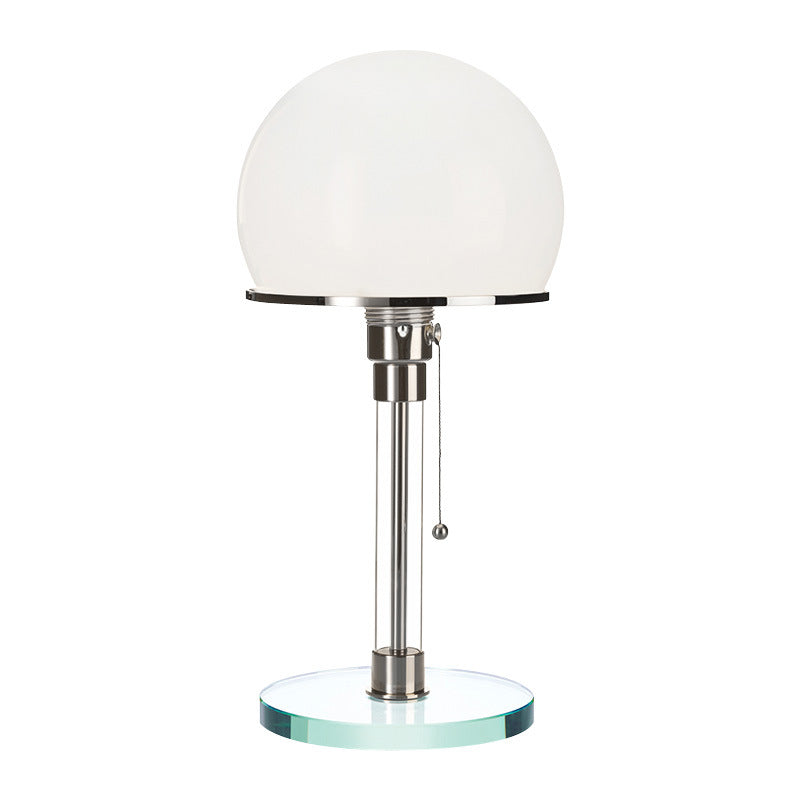 Homezie.de-Wagenfeld Table Lamps-Homezie Tischlampe | Metall und Glas | Dekorative Beleuchtung für Ihr Zuhause
