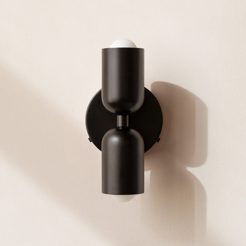 Homezie.de Wall Light Fixtures Homezie Wandleuchte | Energieeffiziente LED mit Doppelkopf aus Edelstahl | Stilvolle Beleuchtung für Wohnräume und Büros
