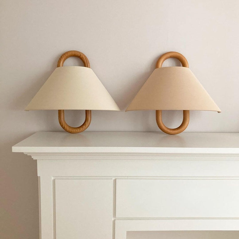 Homezie Wandlampe | Moderner Kiefernholz | Für Wohnzimmer und Schlafzimmer