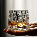 Homezie.de-Whisky Glass-Homezie Whiskyglas | Getexturiertes Wellenmuster | Luxuriöses Trinkerlebnis