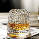 Homezie.de-Whisky Glass-Homezie Whiskyglas | Getexturiertes Wellenmuster | Luxuriöses Trinkerlebnis