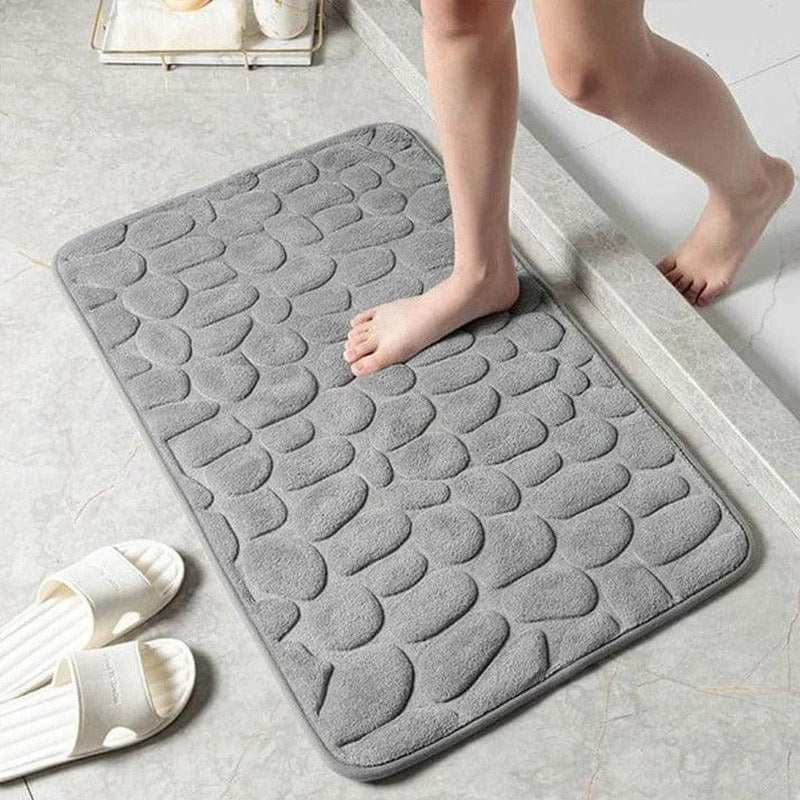 Homezie.de-bathroom-Homezie Antiskrid Badeteppich | Hochwertiger Komfort | Für Badezimmer und Wohnräume