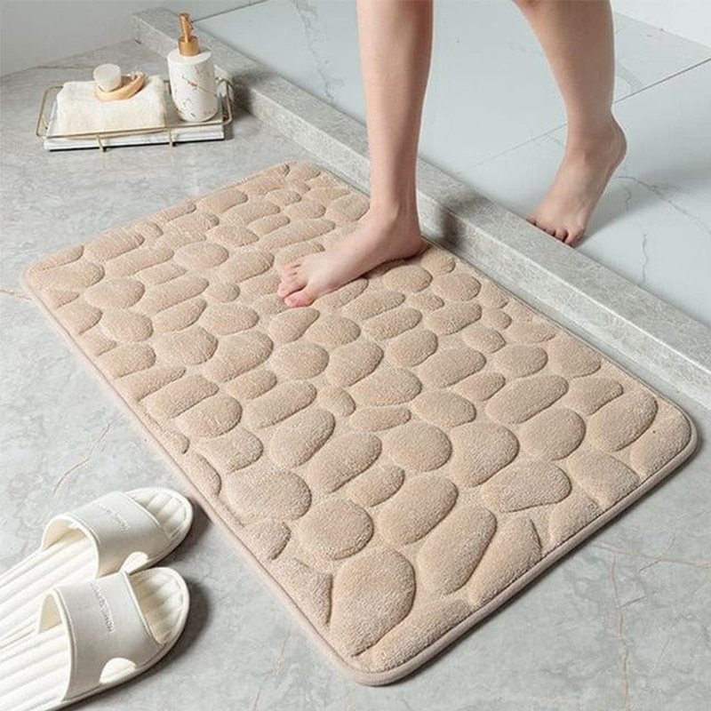 Homezie.de-bathroom-Homezie Antiskrid Badeteppich | Hochwertiger Komfort | Für Badezimmer und Wohnräume